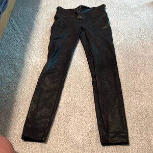 Spanx shimmery leggings